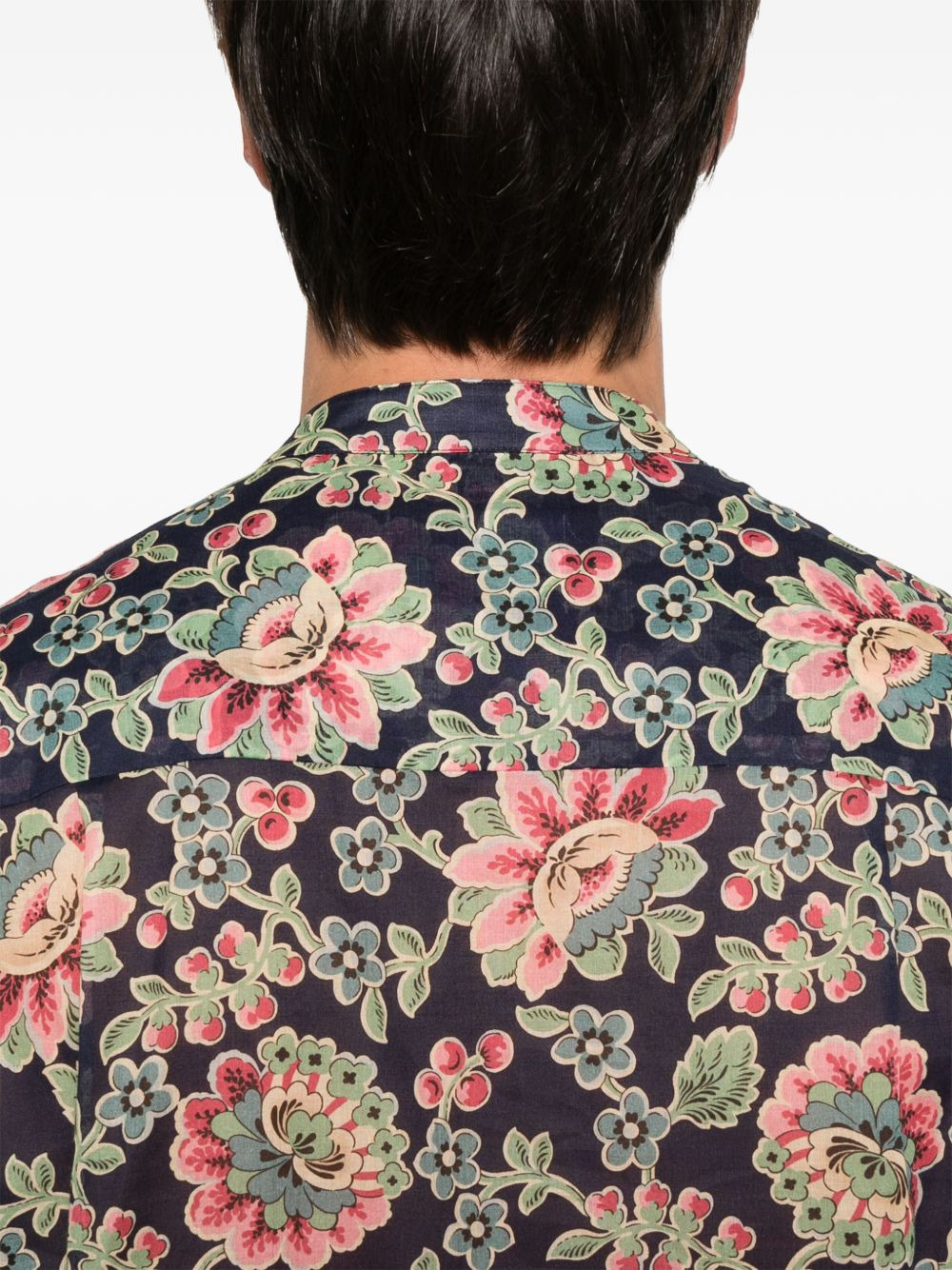 floral-print shirt - 5