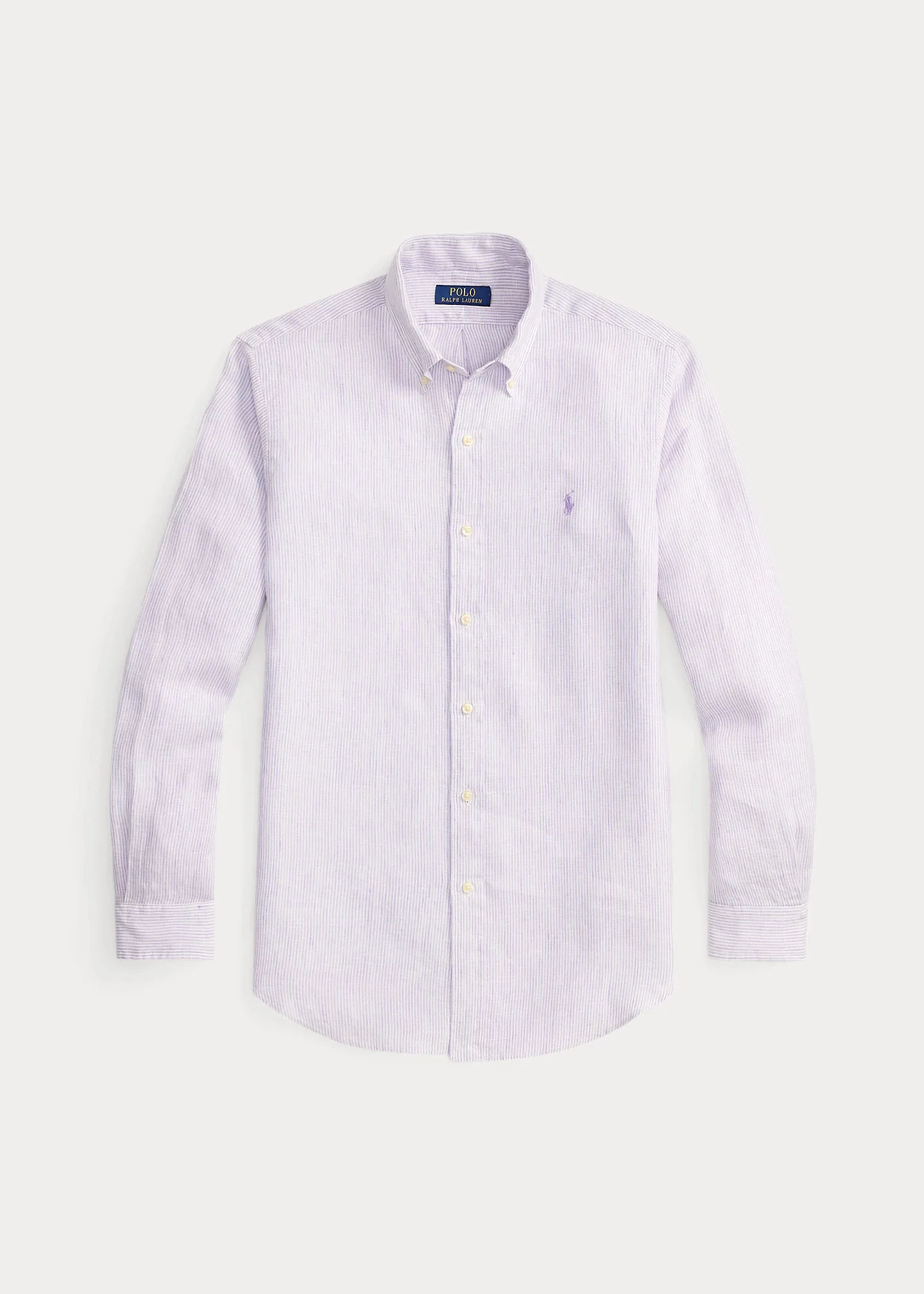 Classic Fit Striped Linen Shirt - 1