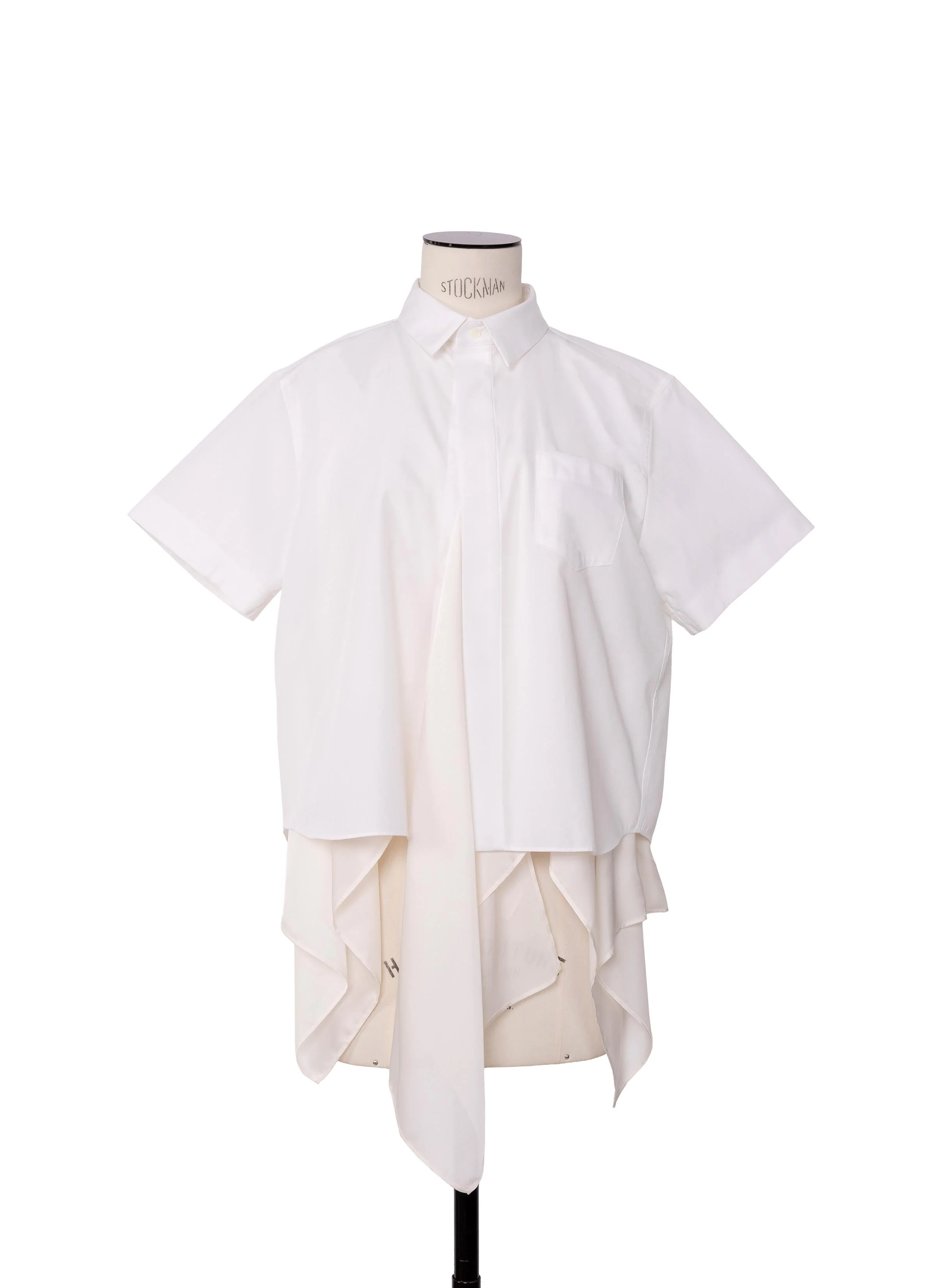 Poplin x Satin Shirt - 1