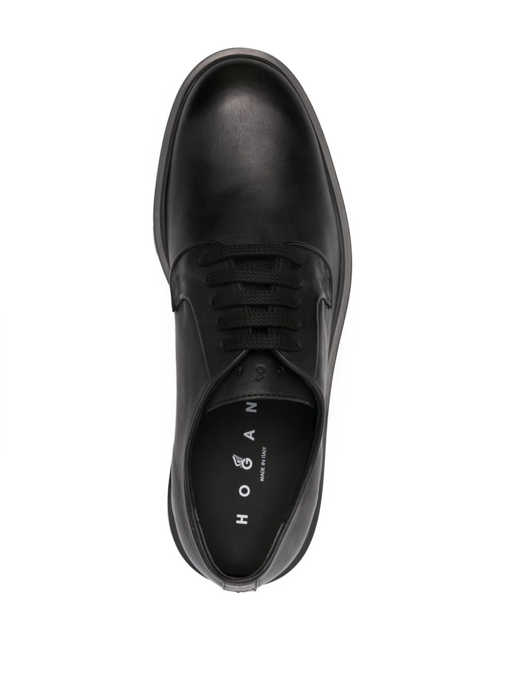 leather derby shoes - 4