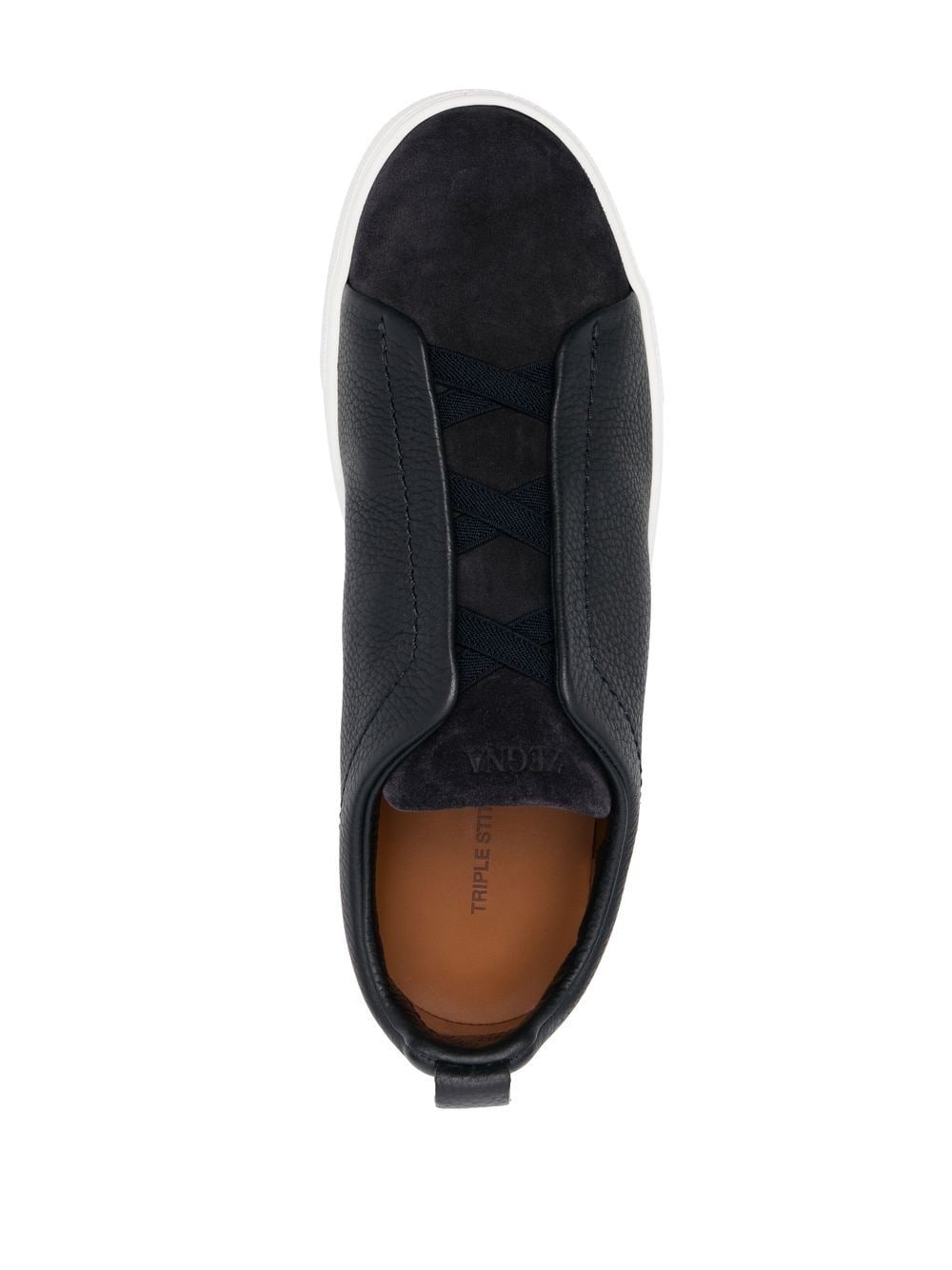 slip-on suede sneakers - 4