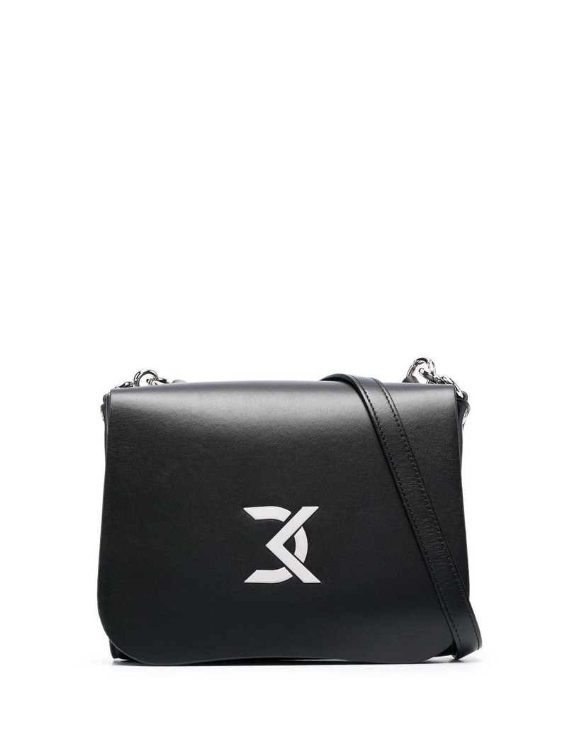 logo plaque shoulder bag 1