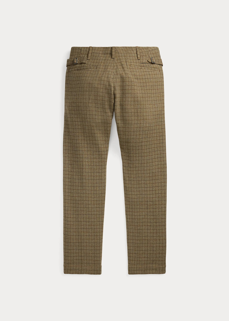 Checked Wool Tweed Officer’s Pant 6