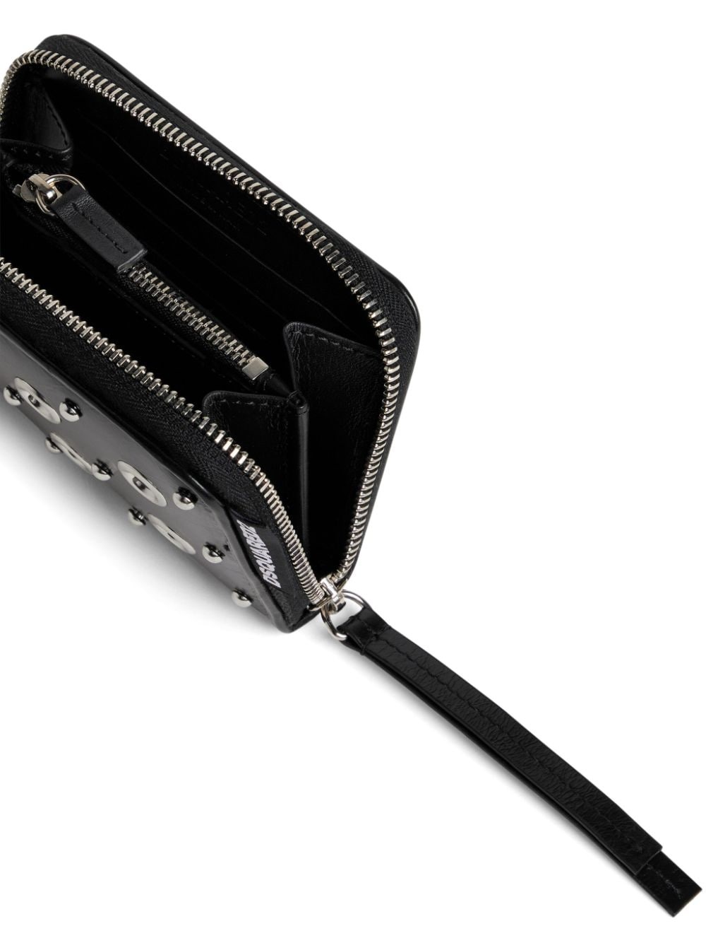 eyelet-detail leather wallet - 4