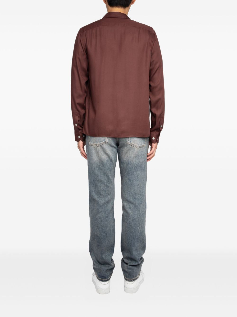embroidered long-sleeve shirt - 3