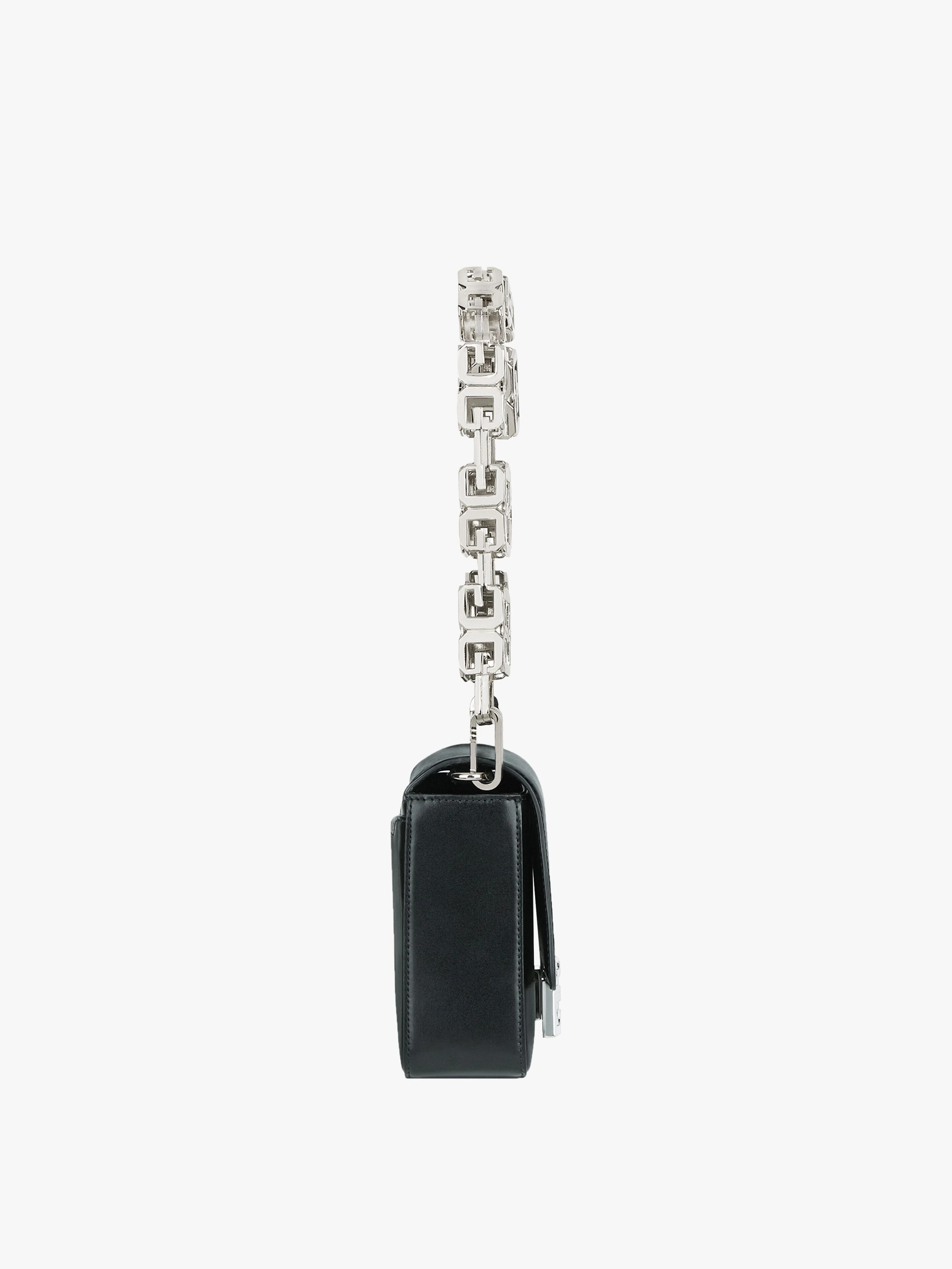 MEDIUM 4G BAG IN BOX LEATHER WITH CHAIN - 3