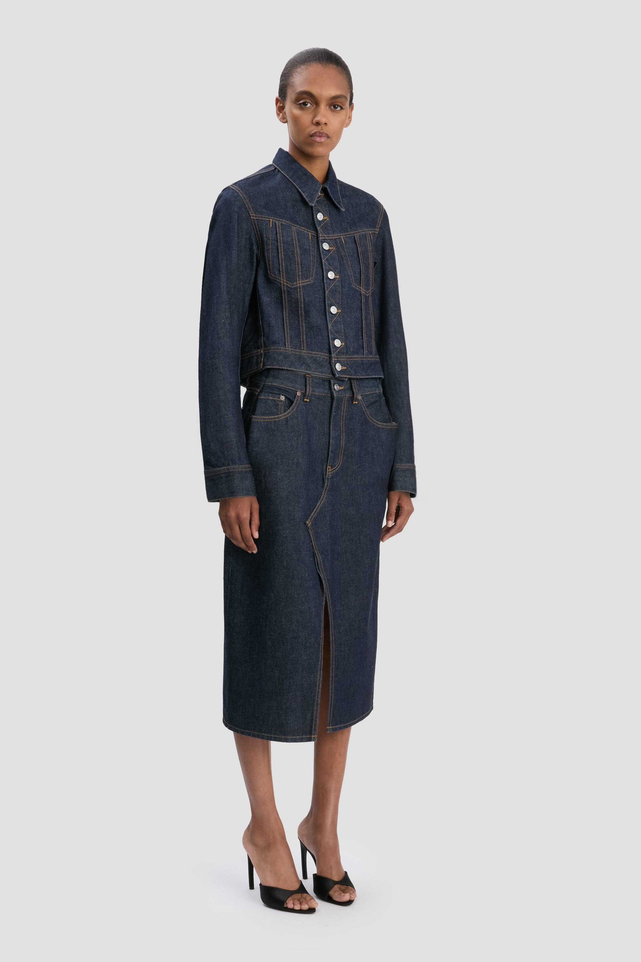 Denim Jacket In Light Rinse - 4