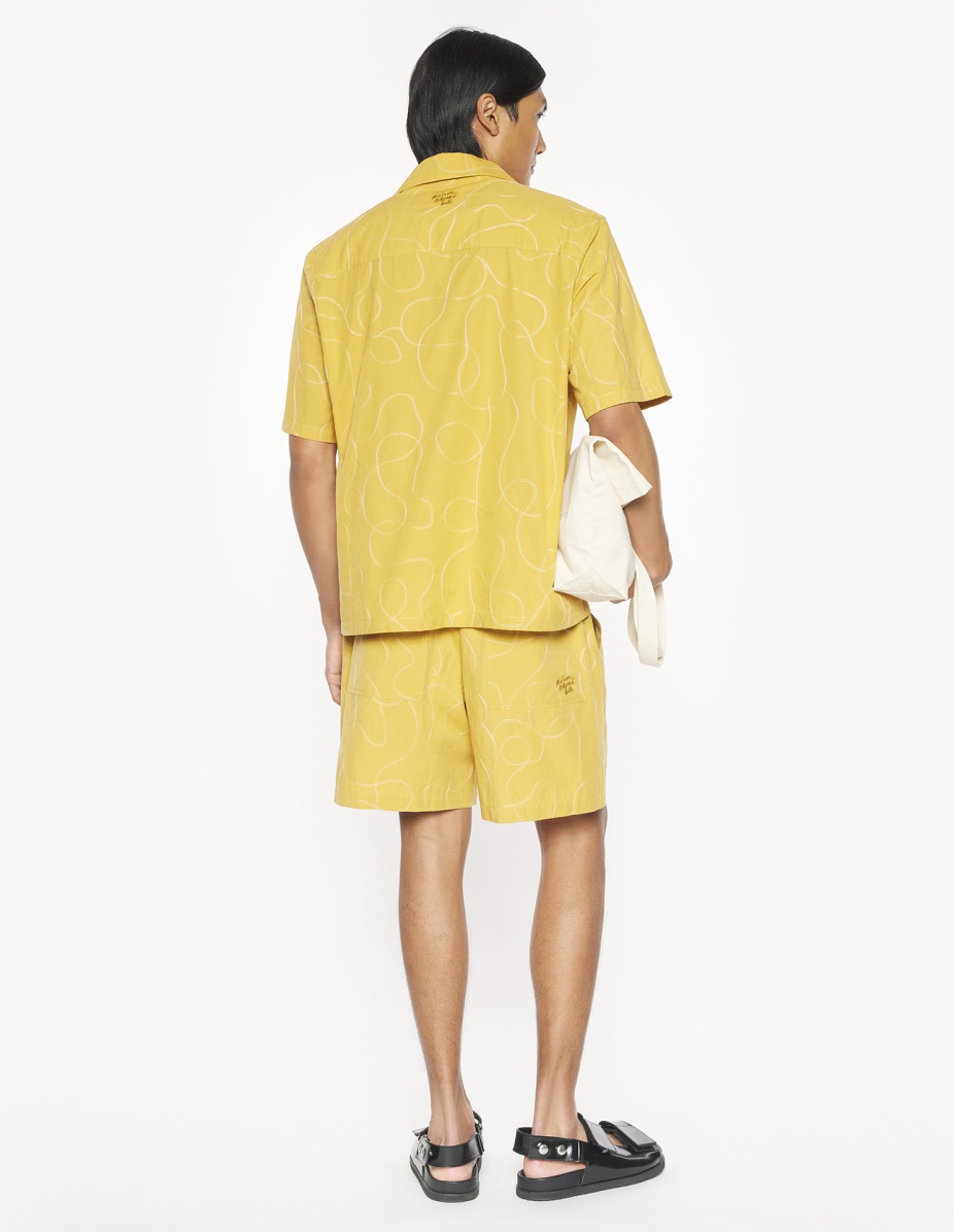DESA DESIGN EMBROIDERED CASUAL BOARD SHORTS - 5