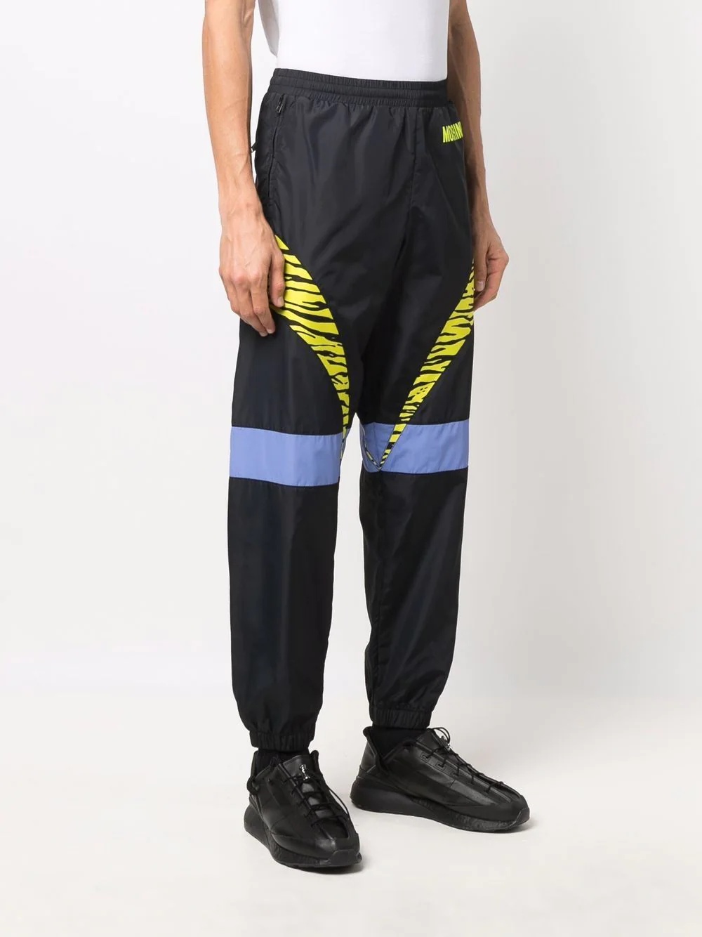 contrast-print track pants - 3