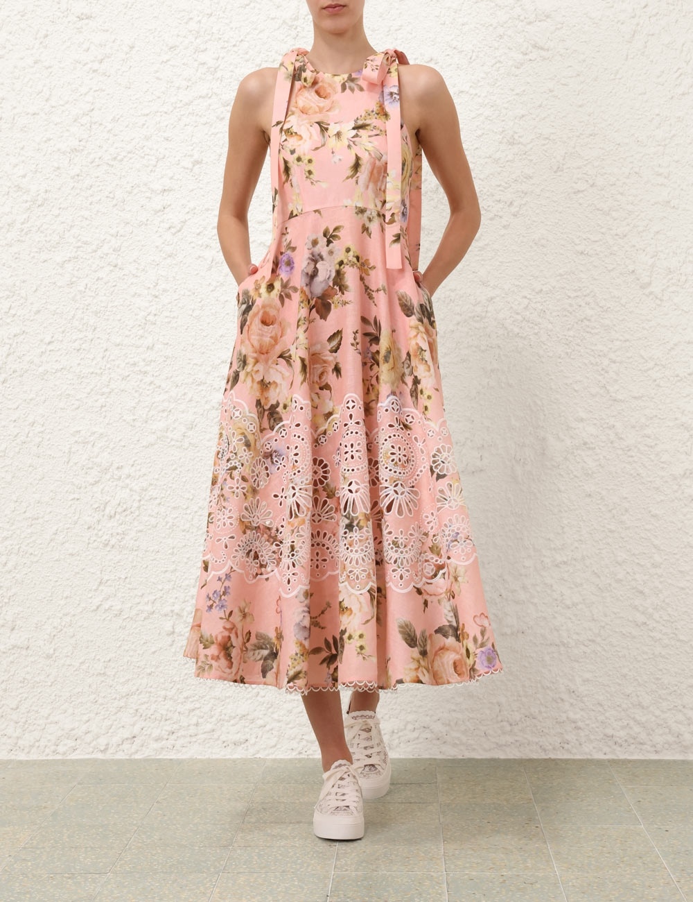 ACACIA BRODERIE MIDI DRESS - 7