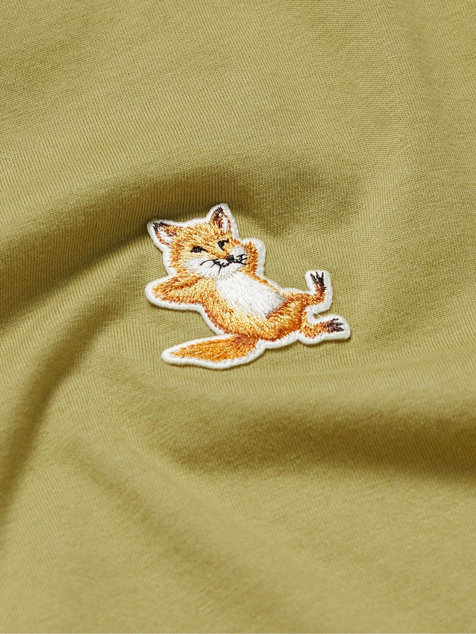 Logo-Appliquéd Cotton-Jersey T-Shirt - 3