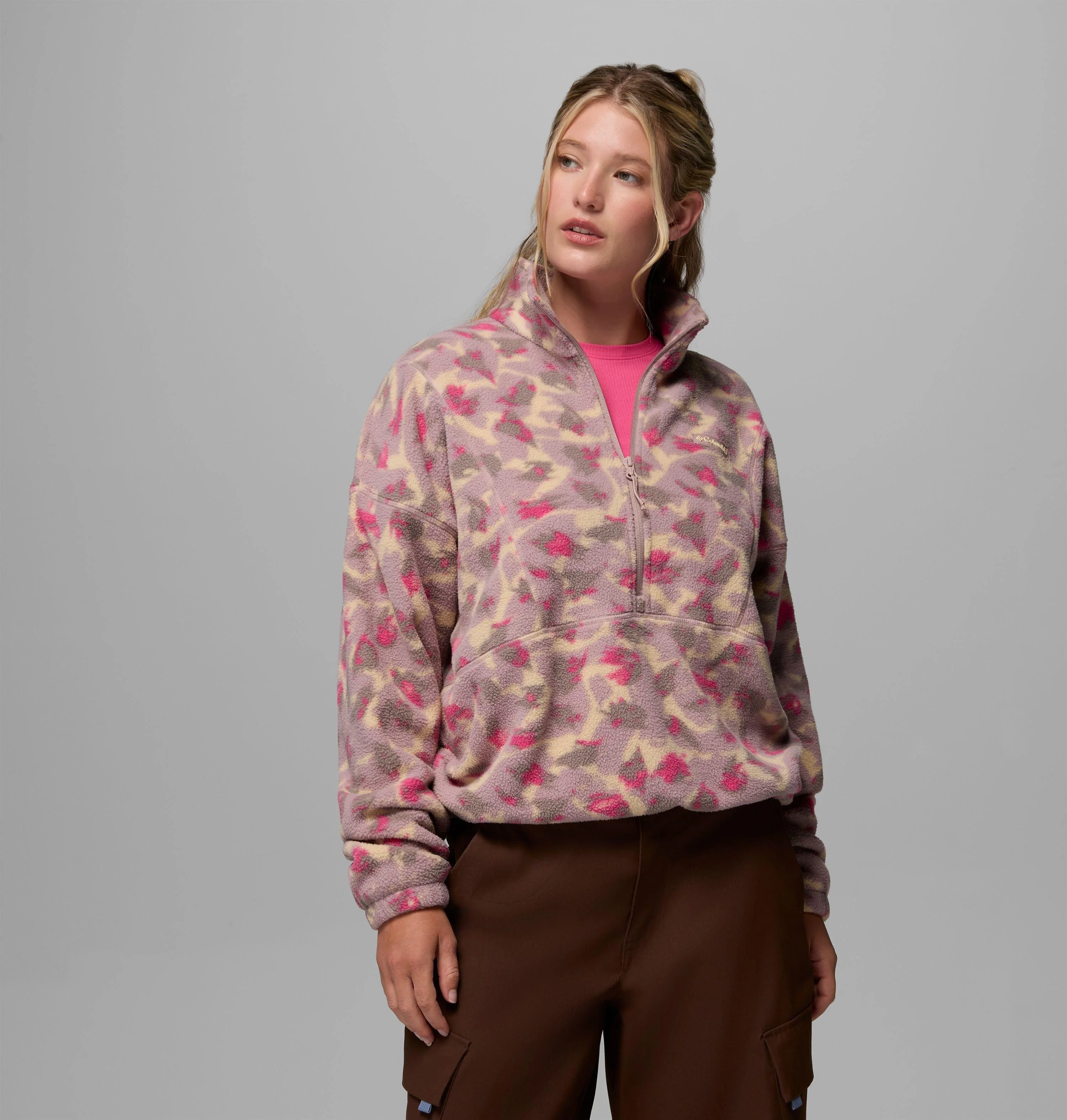 Women's Timber Meadow MTR Printed Fleece Half Zip - 1