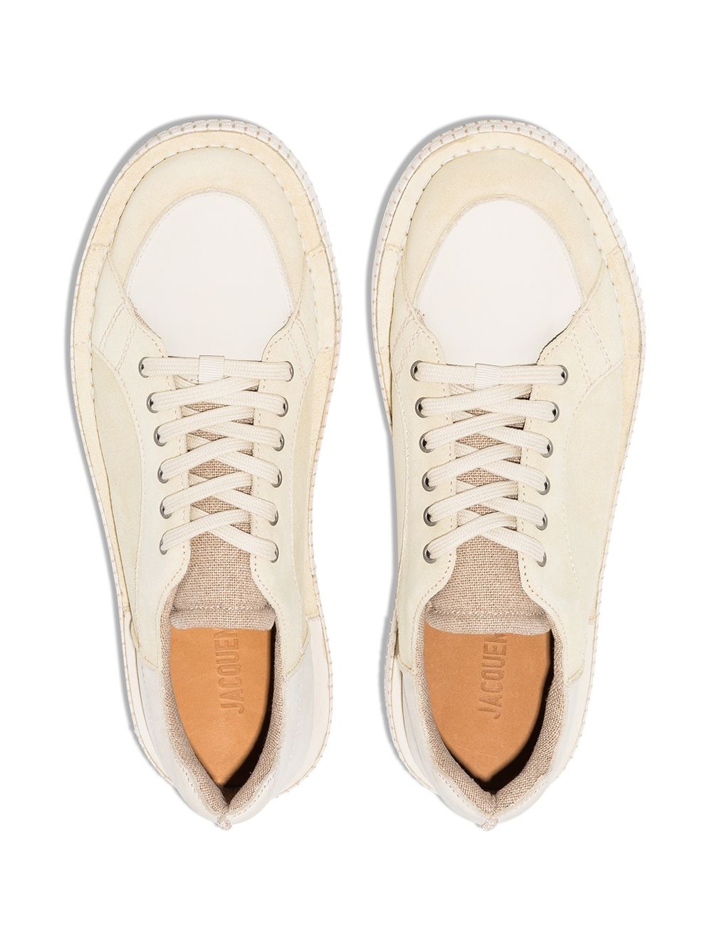 Blé panelled lace-up sneakers - 4