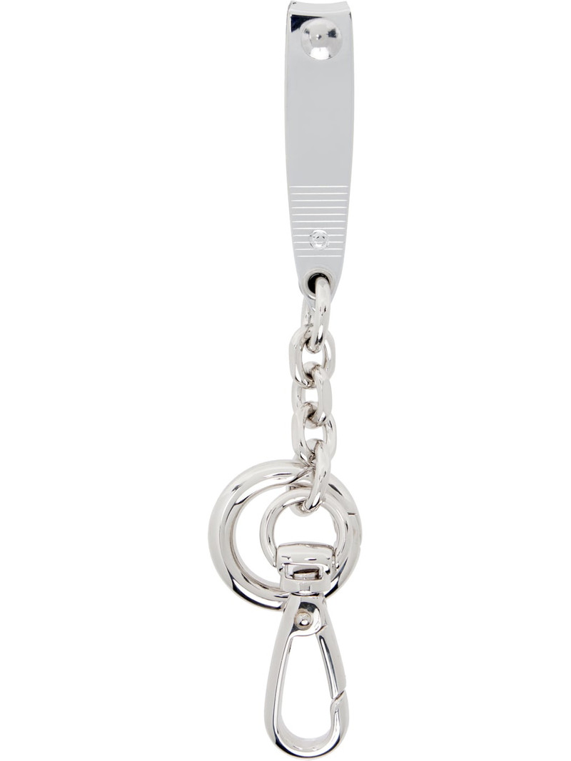 Maison Margiela Silver Metal Nail Cutter Charm outlook