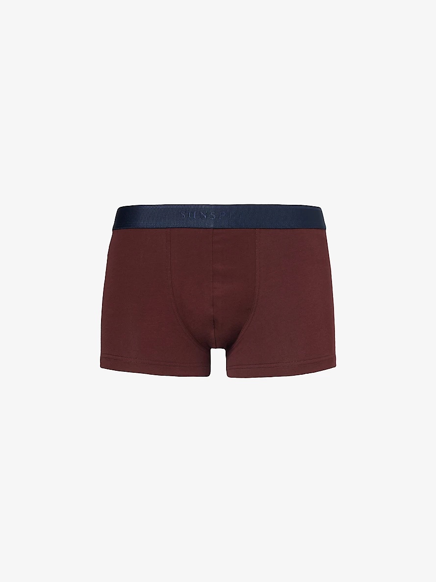 Logo-waistband stretch-cotton boxers - 1