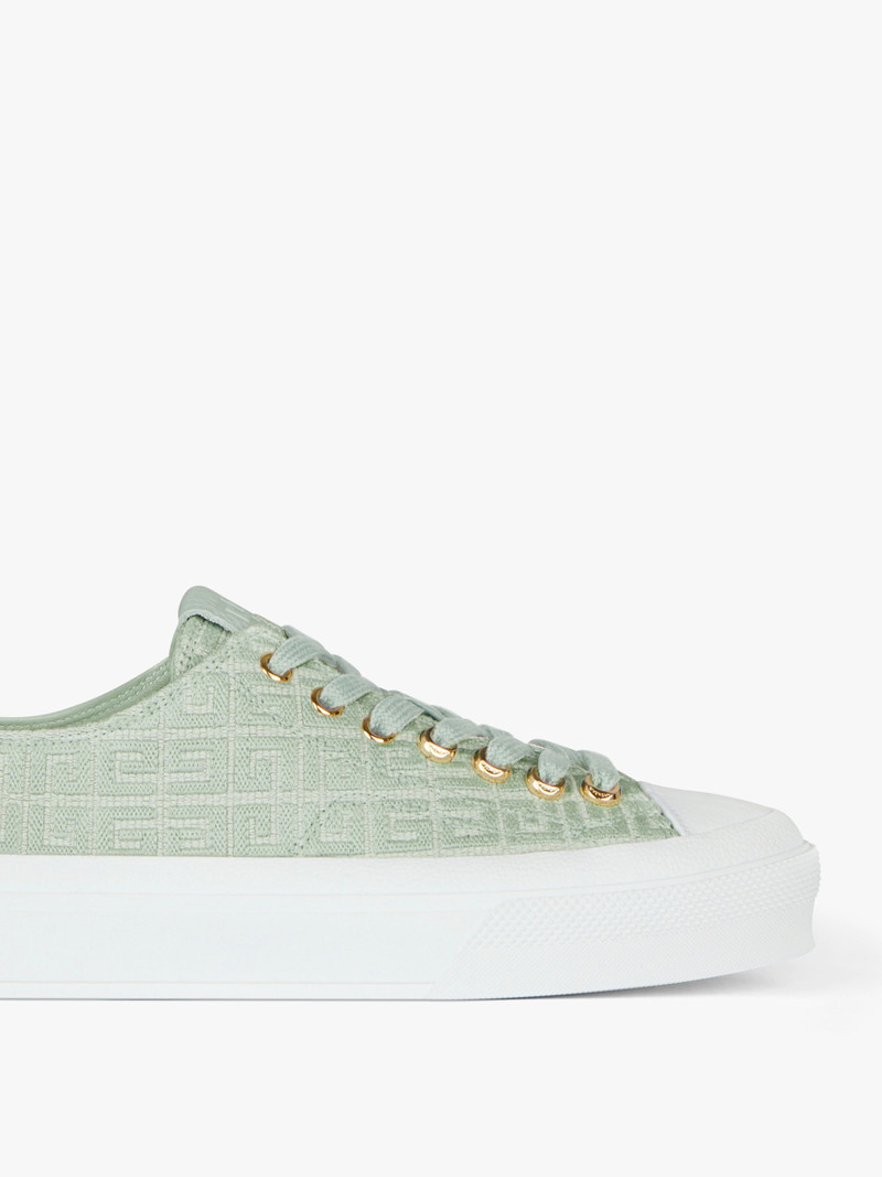 CITY SNEAKERS IN 4G EMBROIDERED CANVAS 6