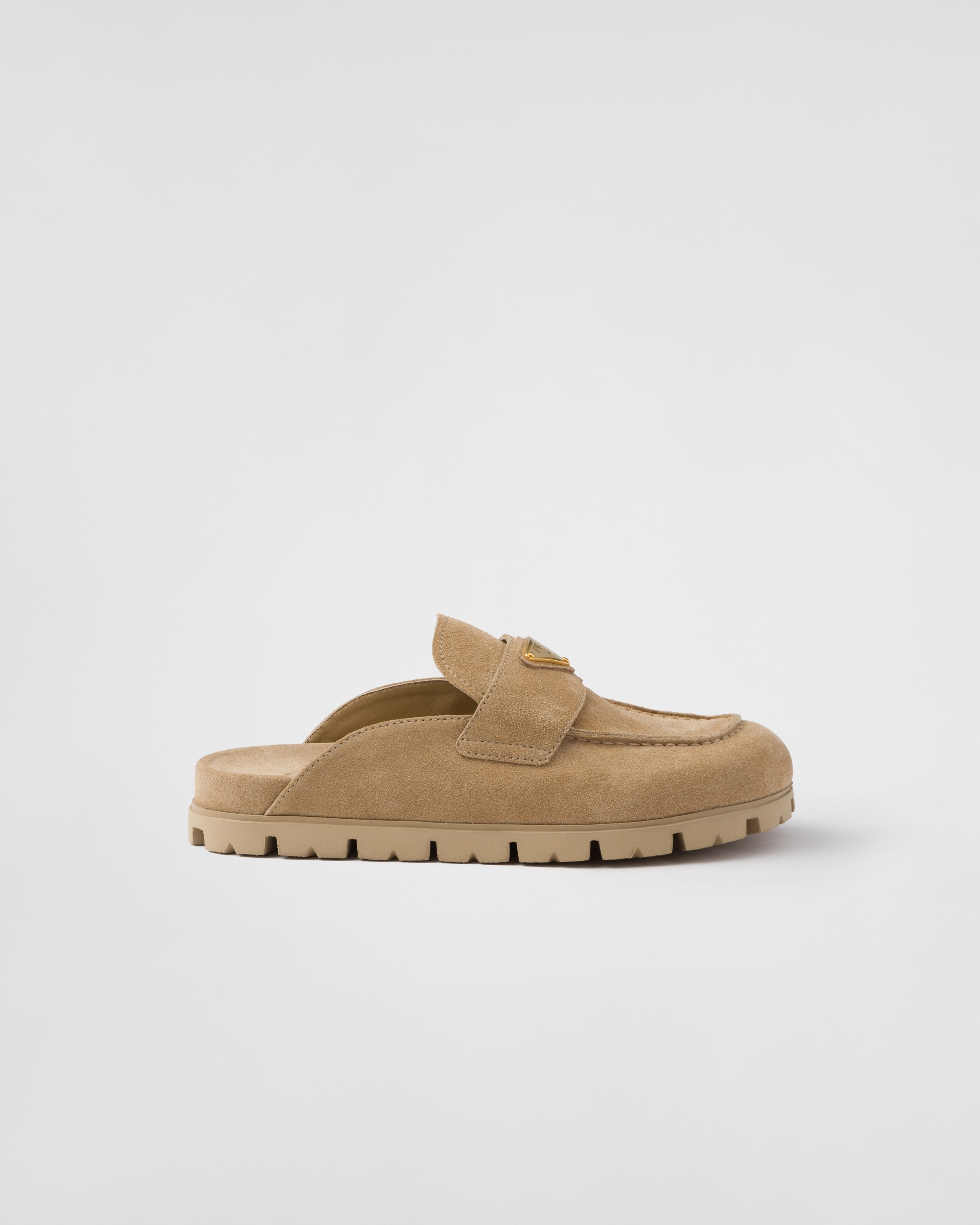 Prada Suede sabots | prada | REVERSIBLE