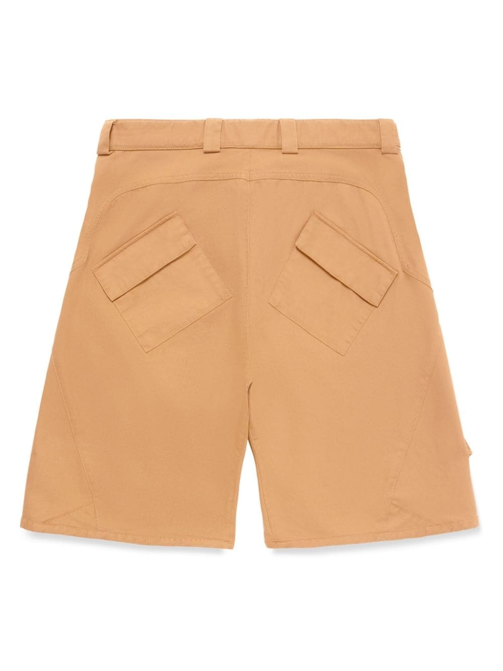 Cross-embroidered cargo shorts - 2