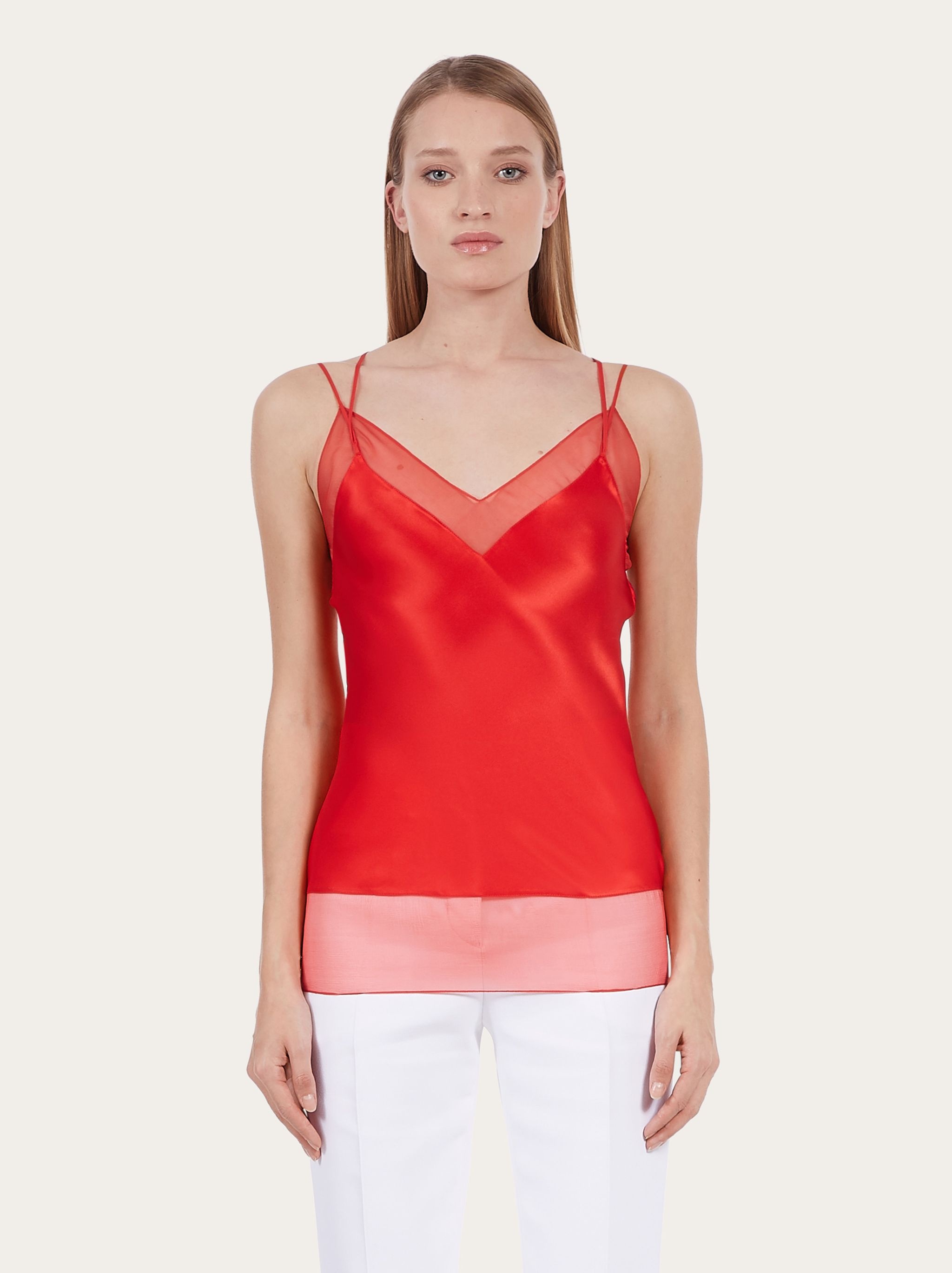 Viscose satin top - 2