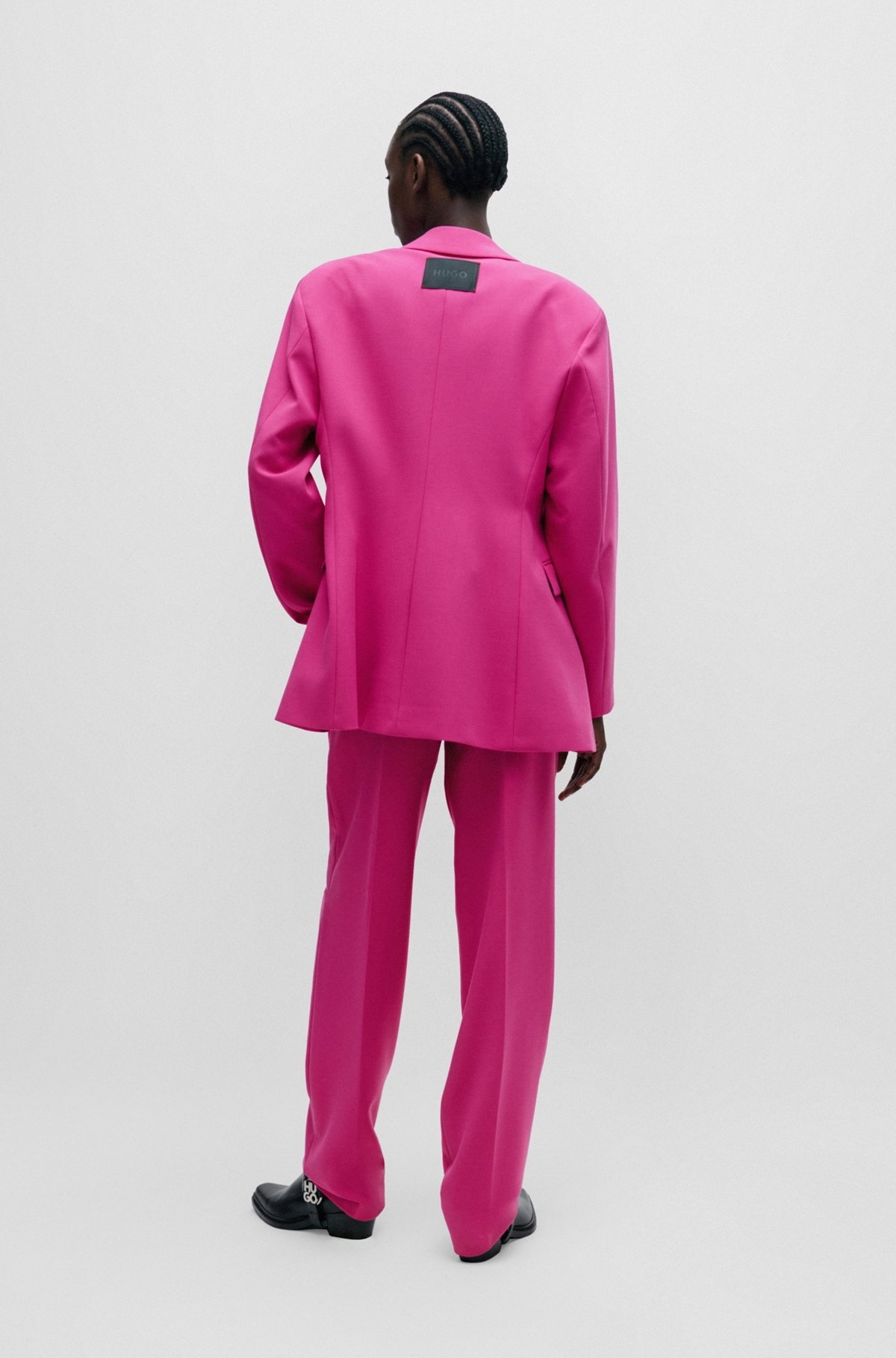 REGULAR-FIT JACKET WITH OFF-CENTER CLOSURE - 4