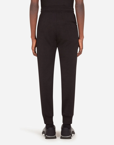 Dolce & Gabbana Jogging pants with patch outlook