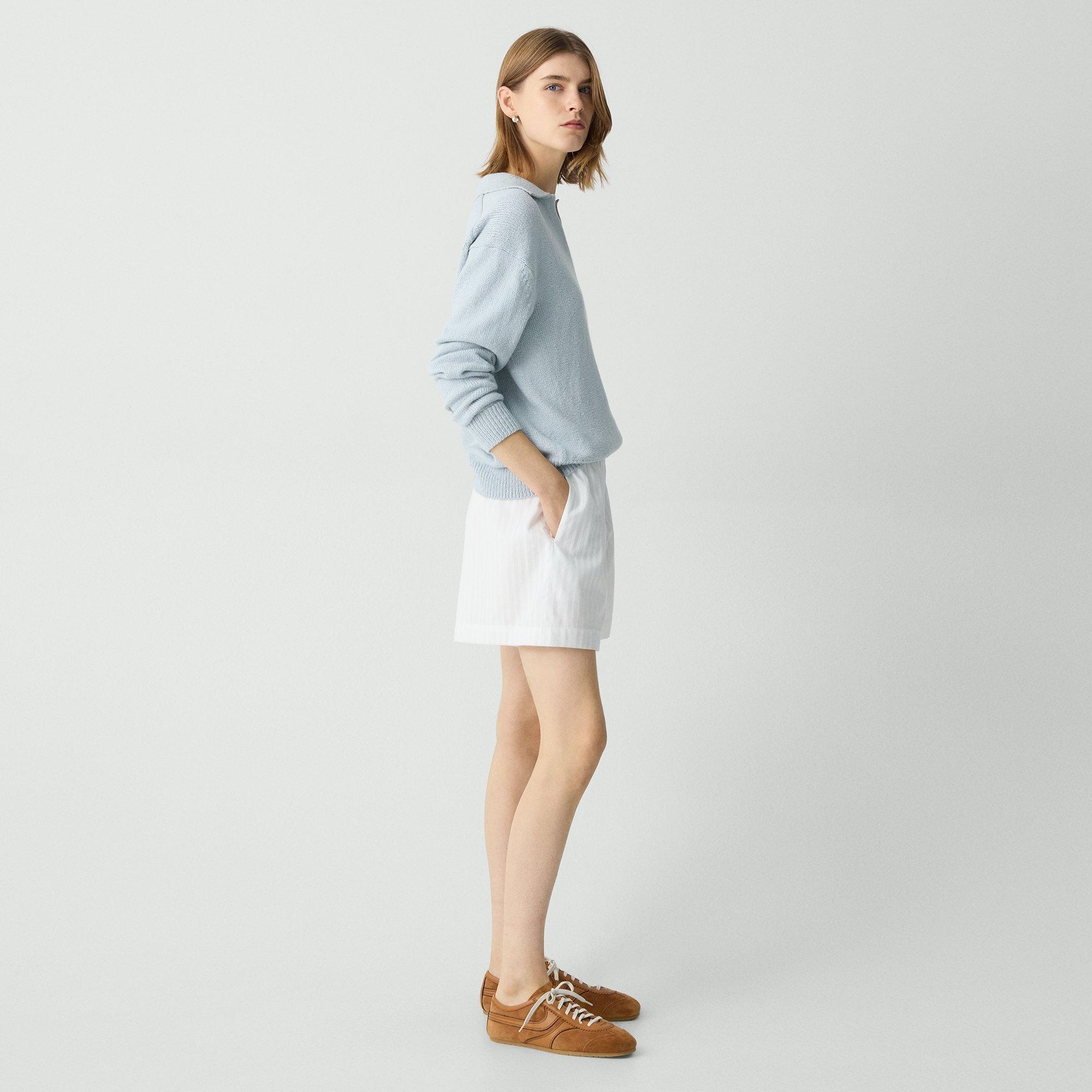 Boxer Short in Linear Cotton - 3