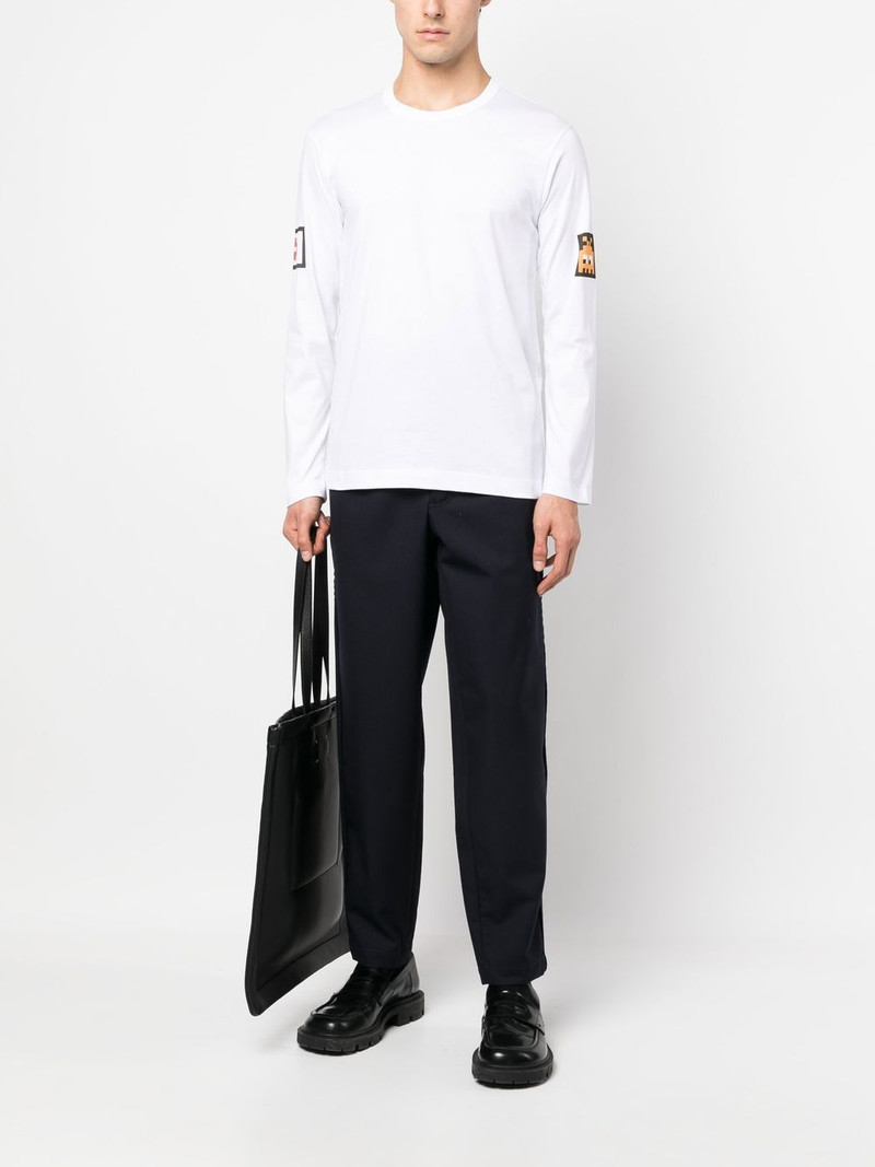Comme des Garçons SHIRT straight-leg wool trousers outlook