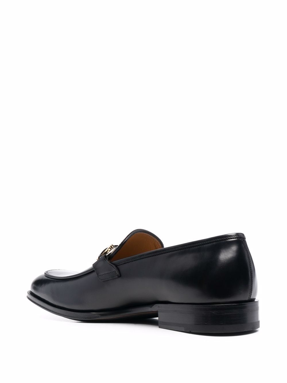 Horsebit-detail square-toe loafers - 3