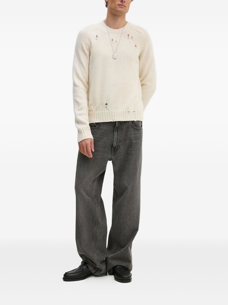 Zadig & Voltaire distressed crew-neck sweater outlook