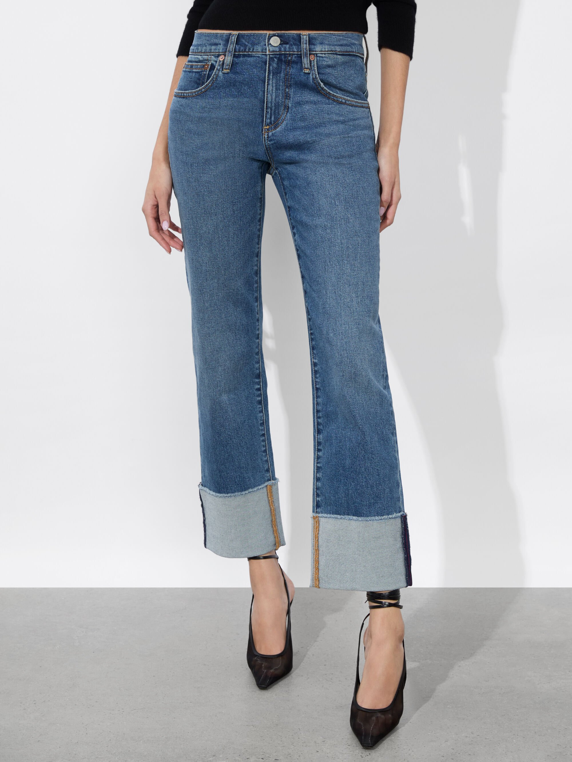ABILENE LOW RISE CUFFED JEAN - 2