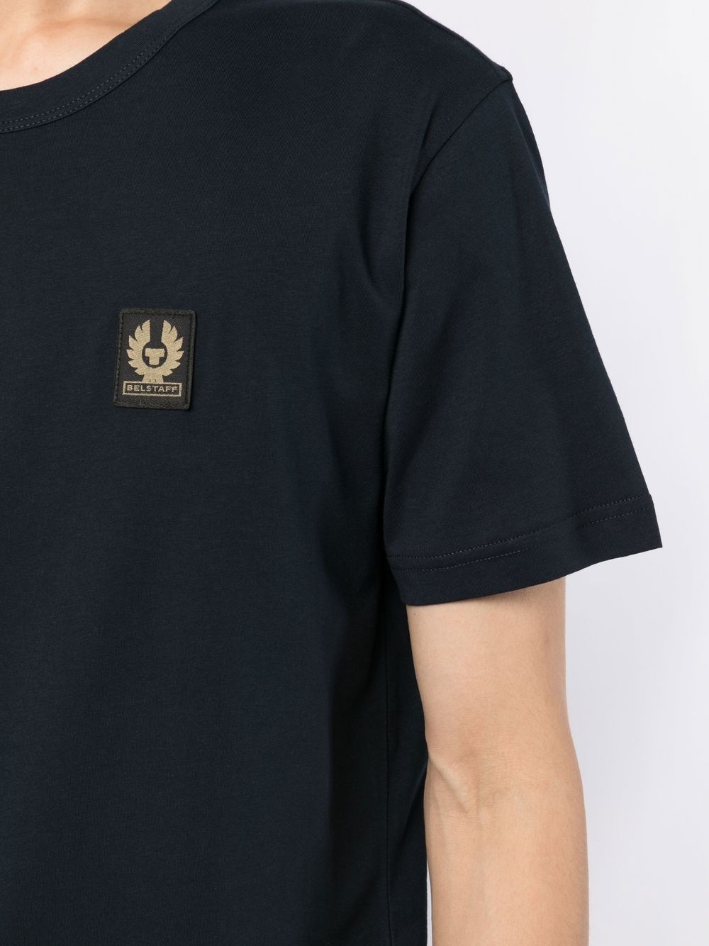 logo-patch crew neck T-shirt - 5