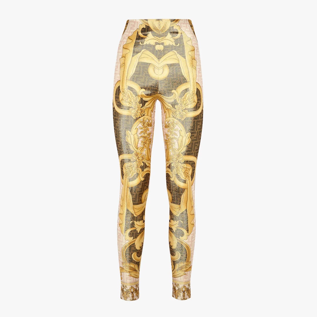 Fendace multicolor jersey pants - 1