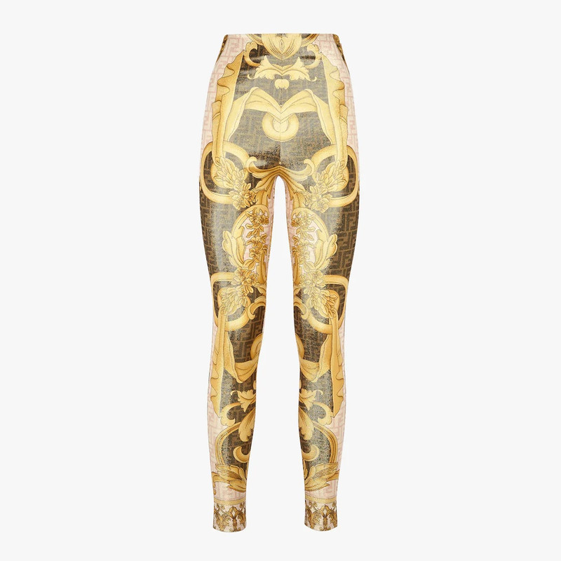 Fendace multicolor jersey pants 1
