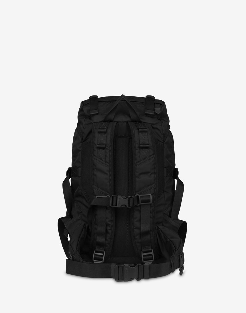 Moschino MULTIPOCKET NYLON BACKPACK outlook