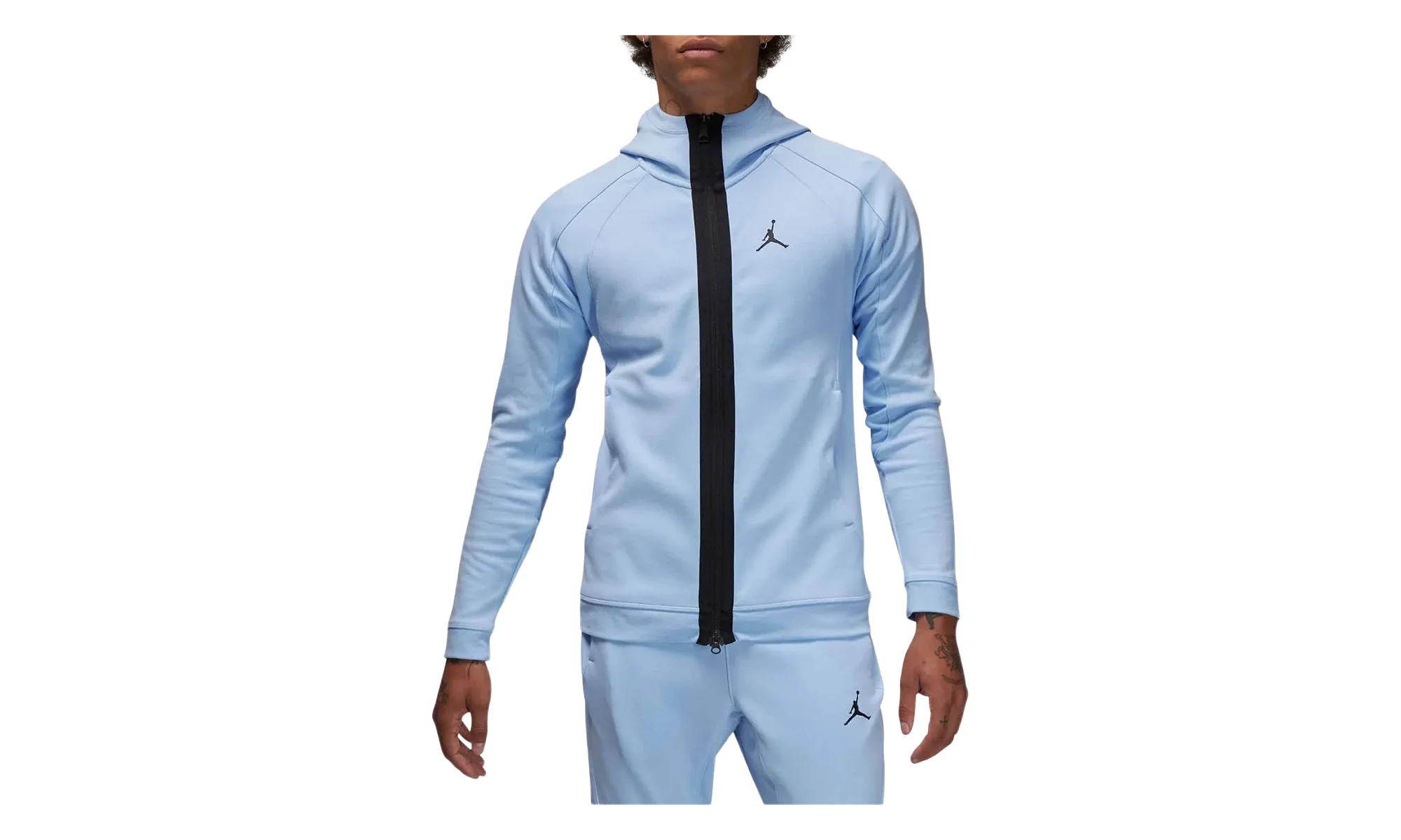 Dri-FIT Sport Fleece Full-Zip Hoodie "Royal Tint / Black / Black" DV9783 425 - 1