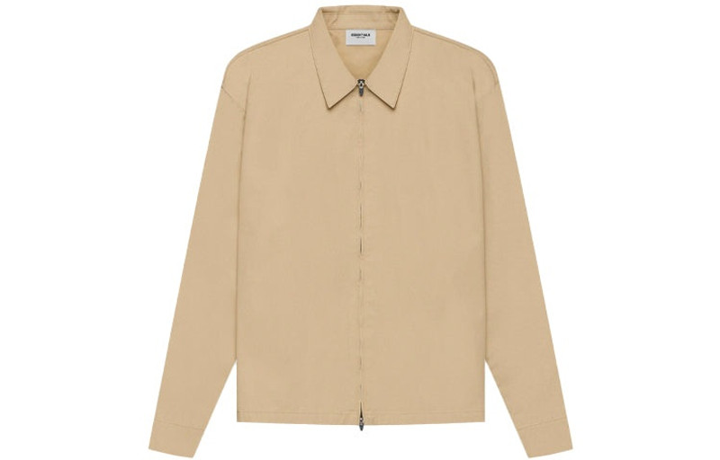 ESSENTIALS Fear of God Essentials SS21 Twill Jacket Khaki FOG-SS21-638 outlook
