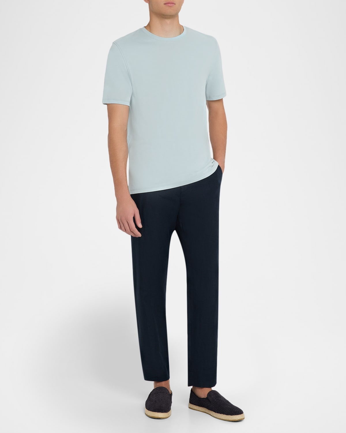 Men's Birdseye Jacquard Pima Cotton T-Shirt - 2
