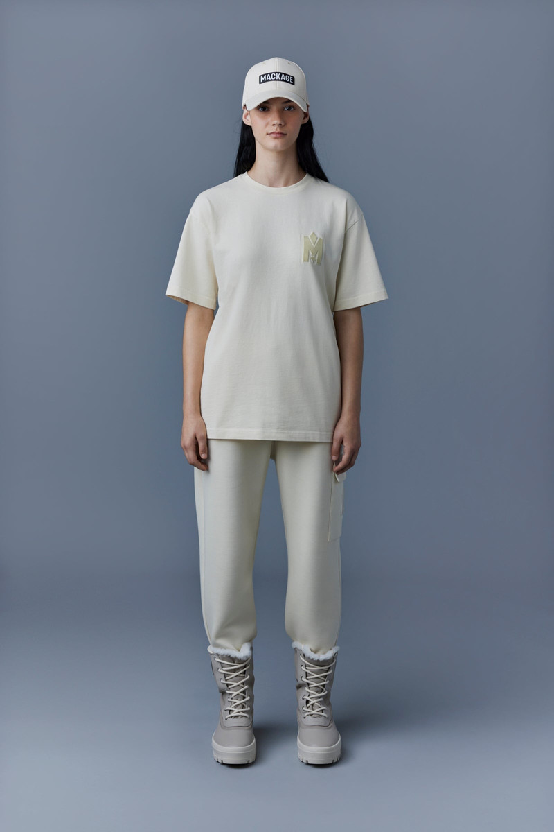 MACKAGE TEE Tee-shirt with velvet logo outlook
