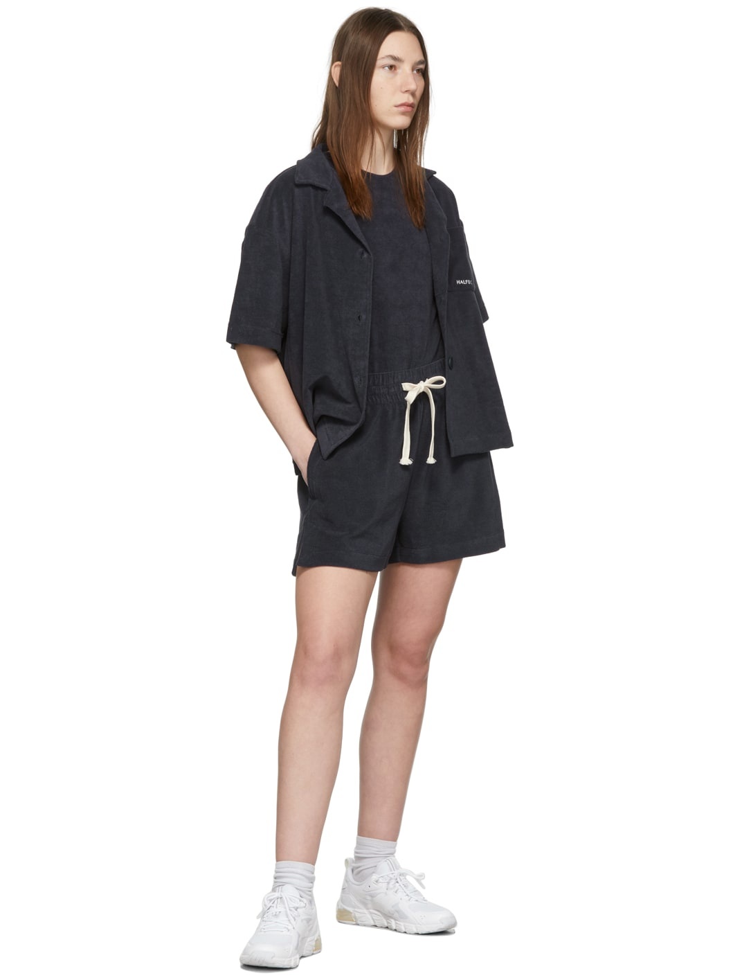 Navy Terry Bodysuit - 5