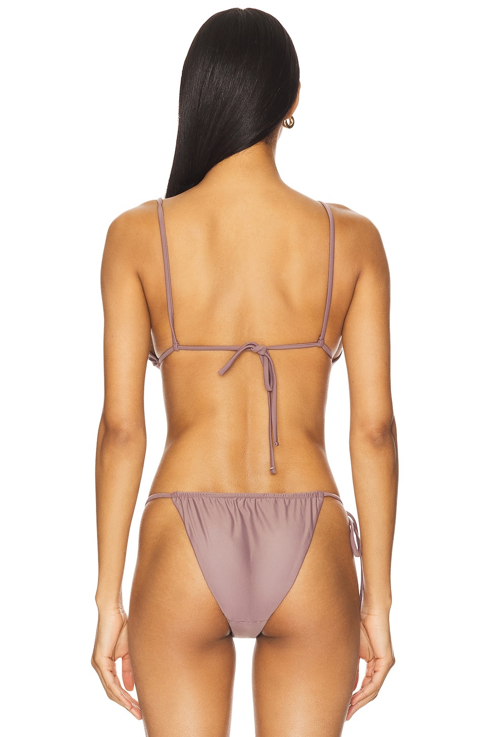 Jeanne Beaded String Triangle Bikini Top - 4