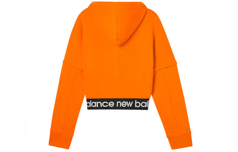 New Balance (WMNS) 새로운 균형 단단한 색깔 두건 캐주얼 오렌지 AWT03362-OR outlook