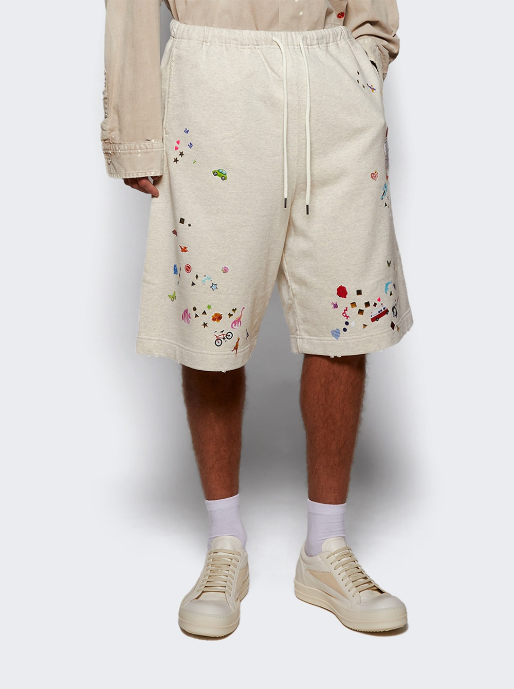 Sticker Shorts White - 2