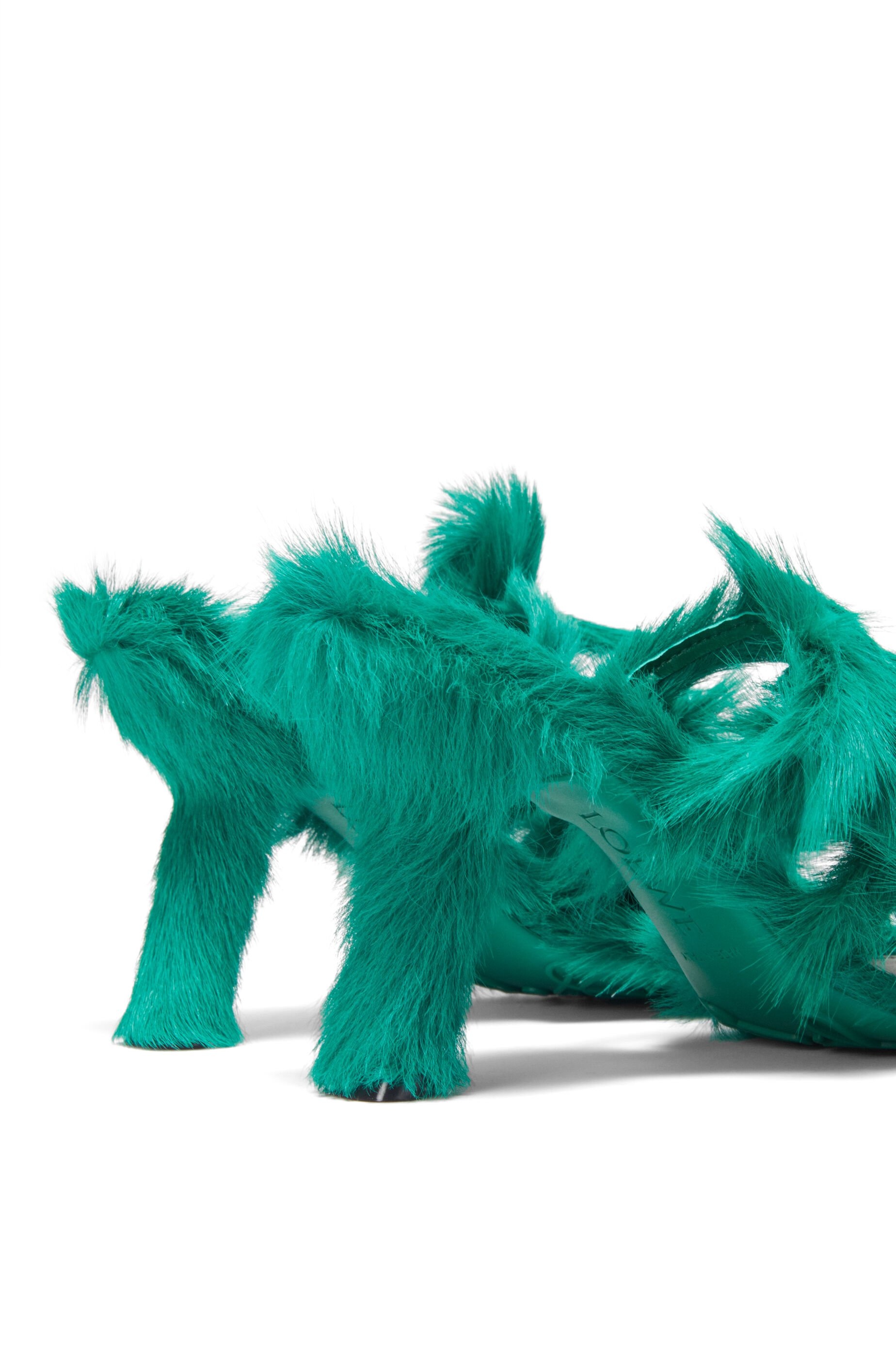 Petal sandal in hairy calfskin - 5
