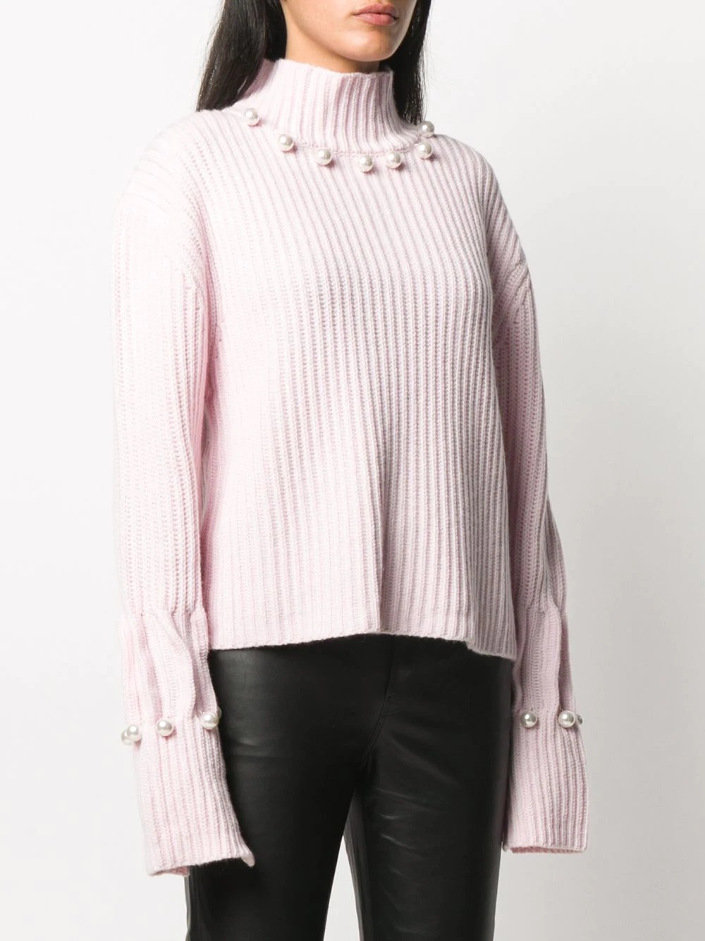 pearl detail jumper - 3