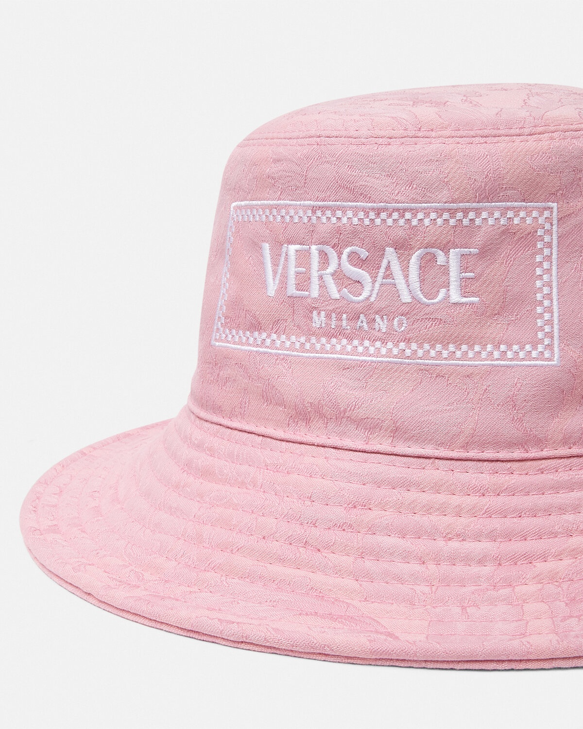 Barocco Jacquard Logo Bucket Hat - 4