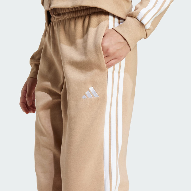 Essentials 3-Stripes Fleece Loose-Fit Pants 5