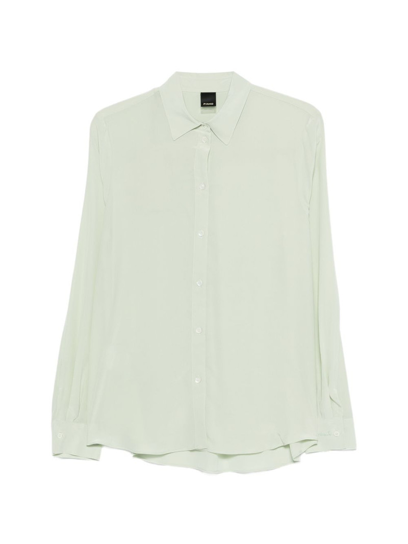 button-up silk shirt 1