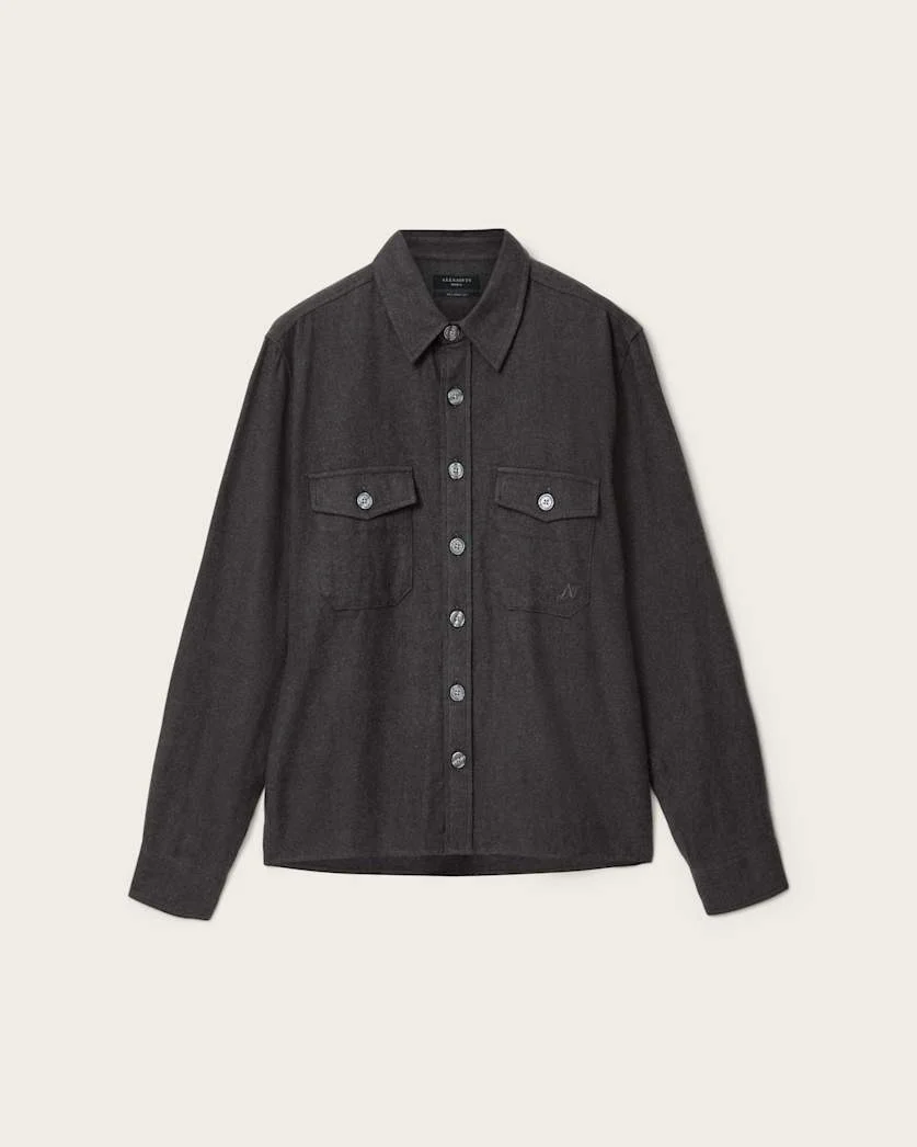 HAIKU LONG SLEEVE BUTTON UP SHIRT - 1