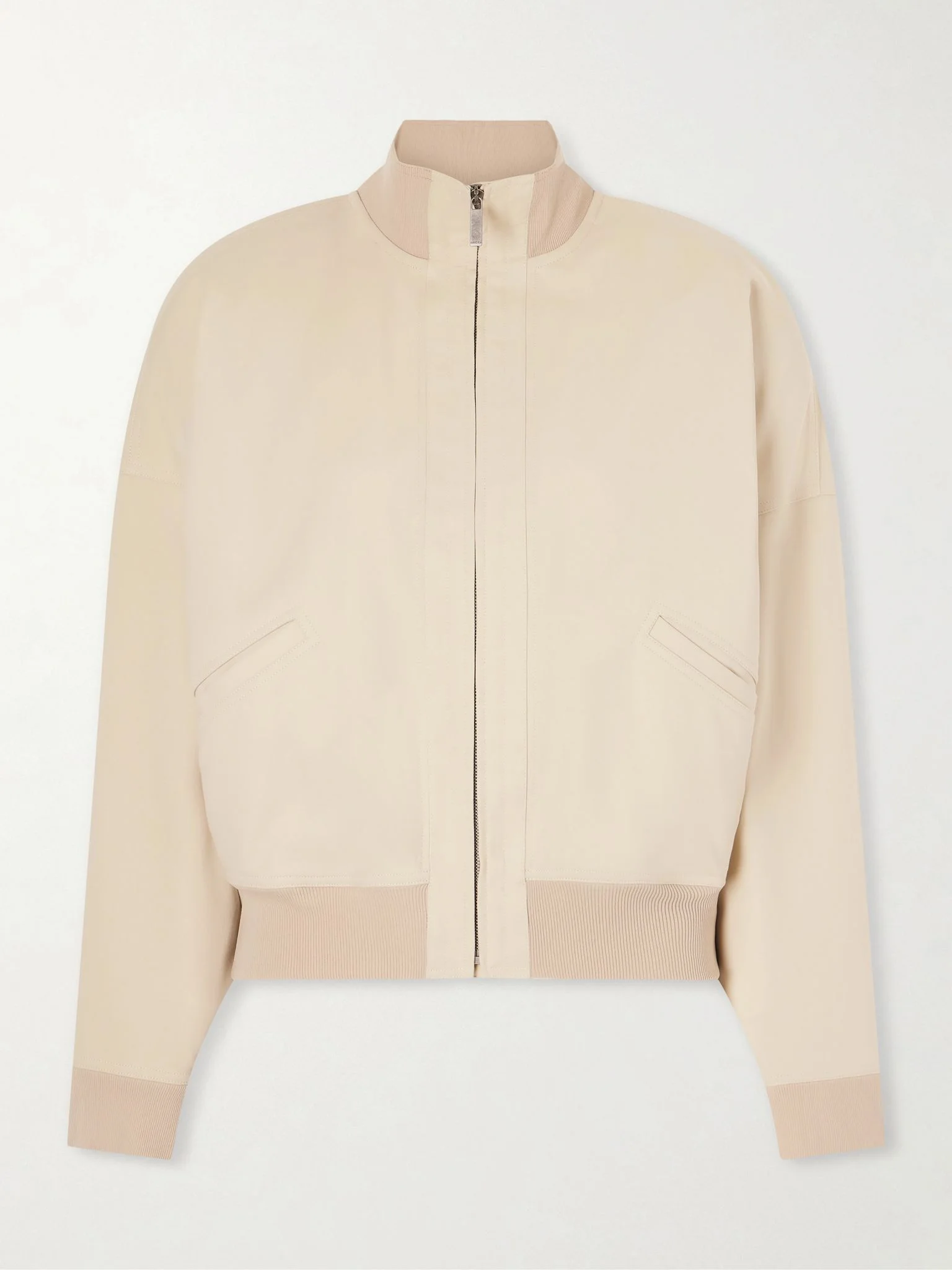 Cotton jacket Beige - 1