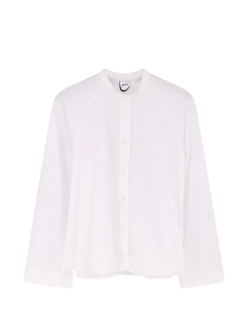 button cropped shirt - 1